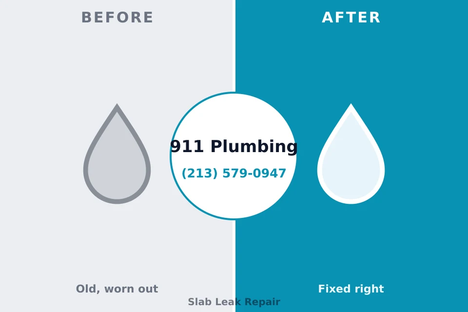 Before and after: plumbing repair Cactus Flats, AZ